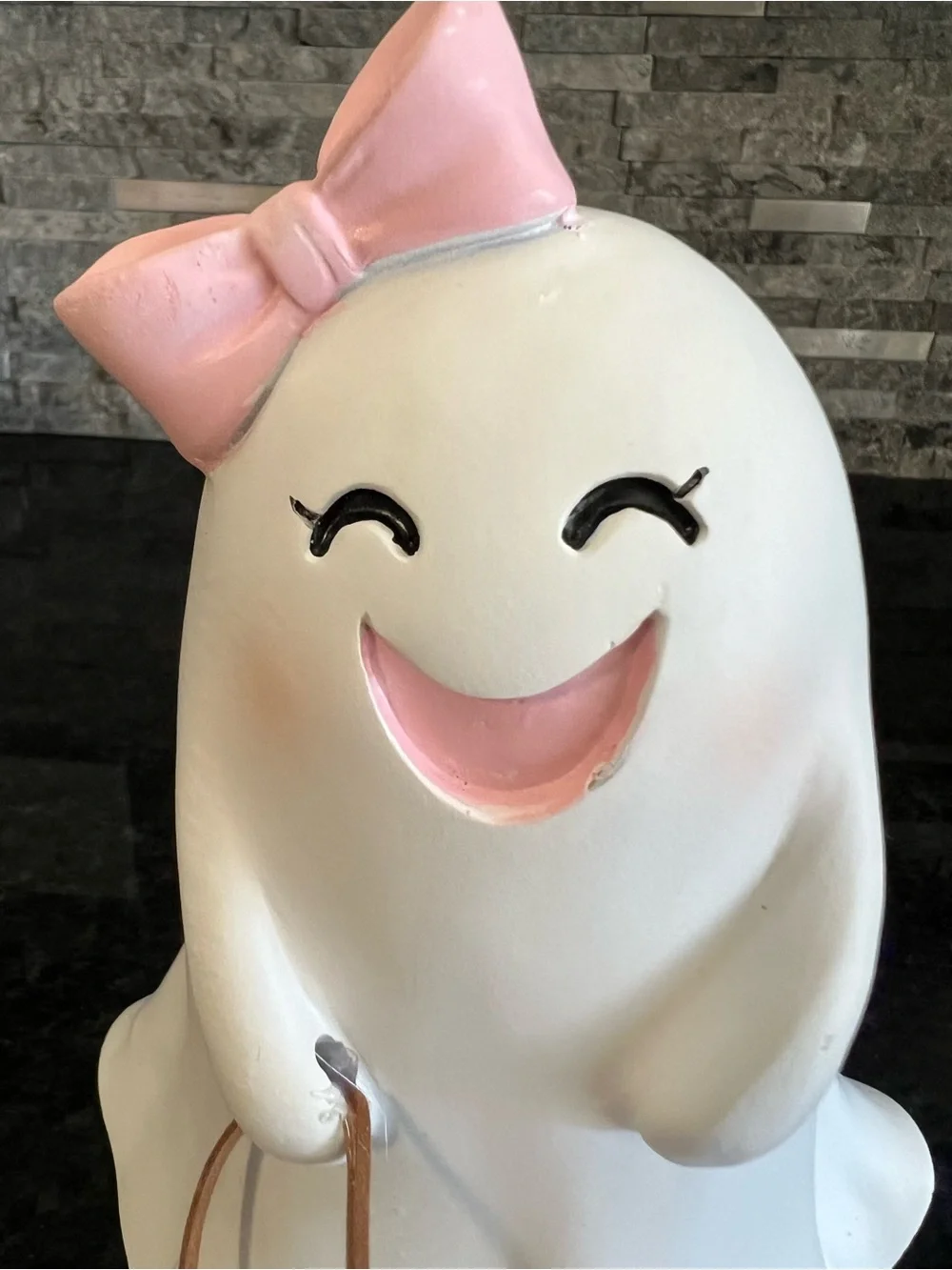 ADORABLE!! Girl Ghost Walking Pet Dog Ghost